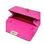VALENTINO GARAVANI ROCKSTUD SPIKE NAPPA LEATHER CROSSBODY CLUTCH BAG