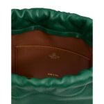 VALENTINO GARAVANI VLOGO POUF NAPPA LEATHER MINI BUCKET BAG