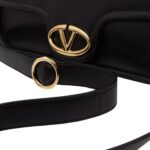 VALENTINO GARAVANI VLOGO POUF NAPPA LEATHER POUCH