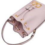 VALENTINO GARAVANI MINI VLOGO SIGNATURE BUCKET BAG IN NAPPA LEATHER