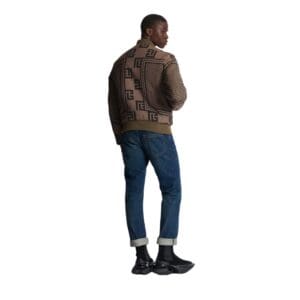 BALMAIN REVERSIBLE MINI MONOGRAM BOMBER JACKET