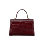 VERSACE CROC-EFFECT MEDUSA '95 HANDBAG