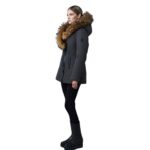 MACKAGE ADALI DOWN COAT WITH NATURAL FUR SIGNATURE MACKAGE COLLAR