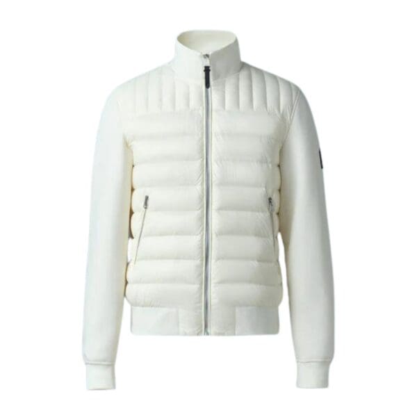 MACKAGE COLLIN-R NANO DOWN MIXED MEDIA BOMBER JACKET - Image 2