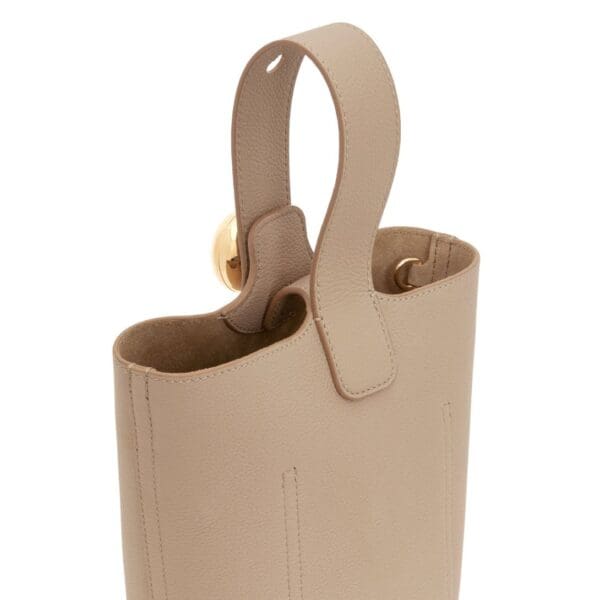 LOEWE PEBBLE MINI BUCKET BAG IN SOFT GRAINED CALFSKIN