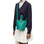 LOEWE PEBBLE MINI BUCKET BAG IN SOFT CALFSKIN