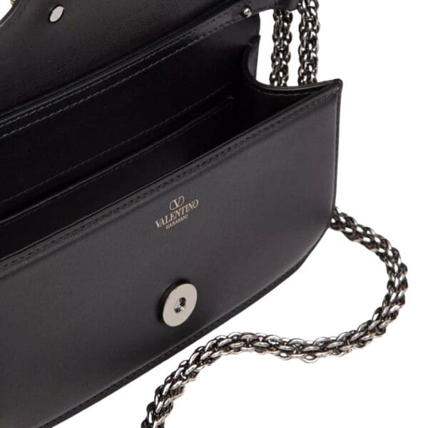 VALENTINO GARAVANI LOCÒ SMALL SHOULDER BAG WITH JEWEL LOGO