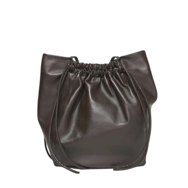PROENZA DRAWSTRING TOTE DARK CHOCOLATE