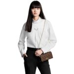 LOUIS VUITTON WALLET ON CHAIN LILY