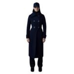 MACKAGE ELODIE DOUBLE FACE WOOL TAILORED COAT