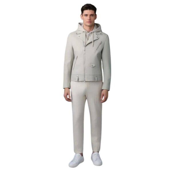 MACKAGE MAGNUS-CN 2-IN-1 LEATHER BIKER JACKET