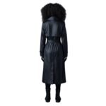 MACKAGE GAEL-Z LEATHER TRENCH COAT WITH BELT