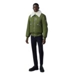 MACKAGE FRANCIS DOWN BOMBER JACKET WITH SHEARLING COLLAR 