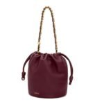 LOEWE FLAMENCO PURSE BUCKET BAG IN SOFT LAMBSKIN