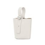 LOEWE PEBBLE MINI BUCKET BAG IN SOFT GRAINED CALFSKIN