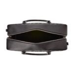 LOEWE AMAZONA 44 BAG IN JACQUARD WITH ANAGRAM MOTIF AND CALFSKIN
