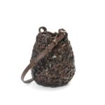 LOEWE SMALL NEST BASKET BAG IN CALFSKIN