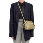 LOEWE MINI FLAMENCO CLUTCH BAG IN CALFSKIN NAPPA
