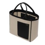 VALEXTRA SHOPPING MEDIUM BAG CANVAS