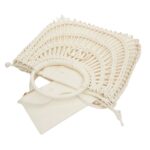 VALENTINO GARAVANI ALLKNOTS WOVEN LEATHER SHOPPER
