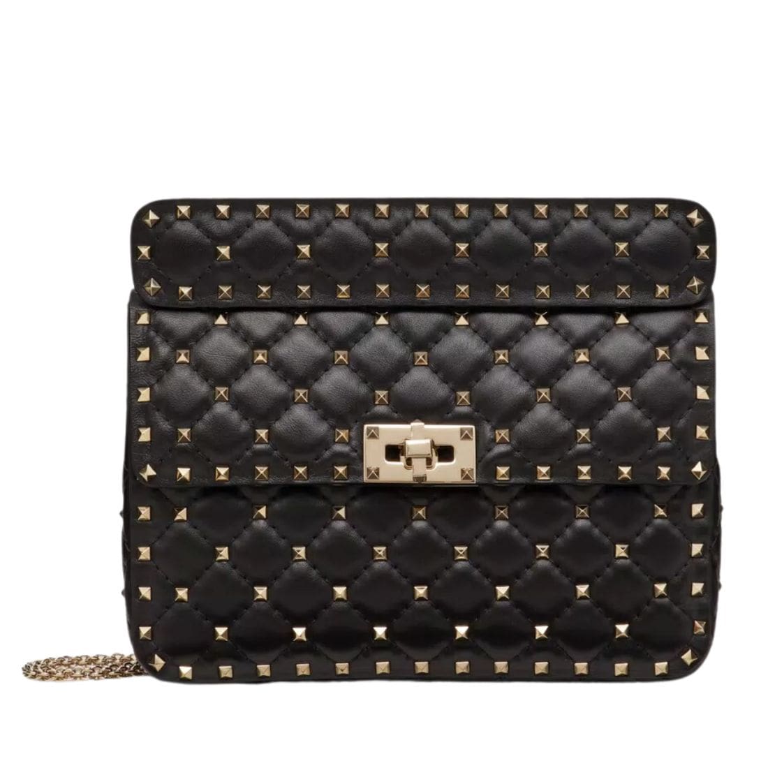 VALENTINO GARAVANI MEDIUM NAPPA ROCKSTUD SPIKE BAG