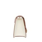 VALENTINO GARAVANI VLOGO O'CLOCK SMALL NAPPA LEATHER SHOULDER BAG WITH CHAIN