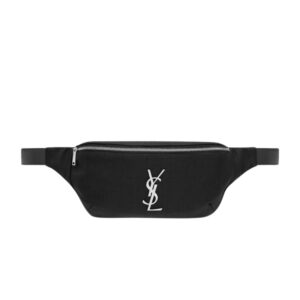 SAINT LAURANT CASSANDRE CLASSIC CROSSBODY BAG IN CANVAS AND LEATHER