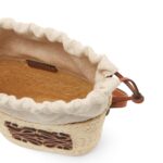 LOEWE SQUARE POCKET IN WRATH PALM AND CALFSKIN