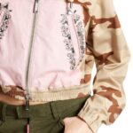 DSQUARED2 DIAMONDS CAMOU HOODIE JACKET