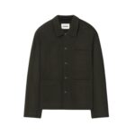 NANUSHKA SAON STRUCTURED TWILL JACKET ANTHRACITE