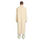 NANUSHKA LUCIAN DOUBLE WOOL AND SILK-BLEND COAT WHITE