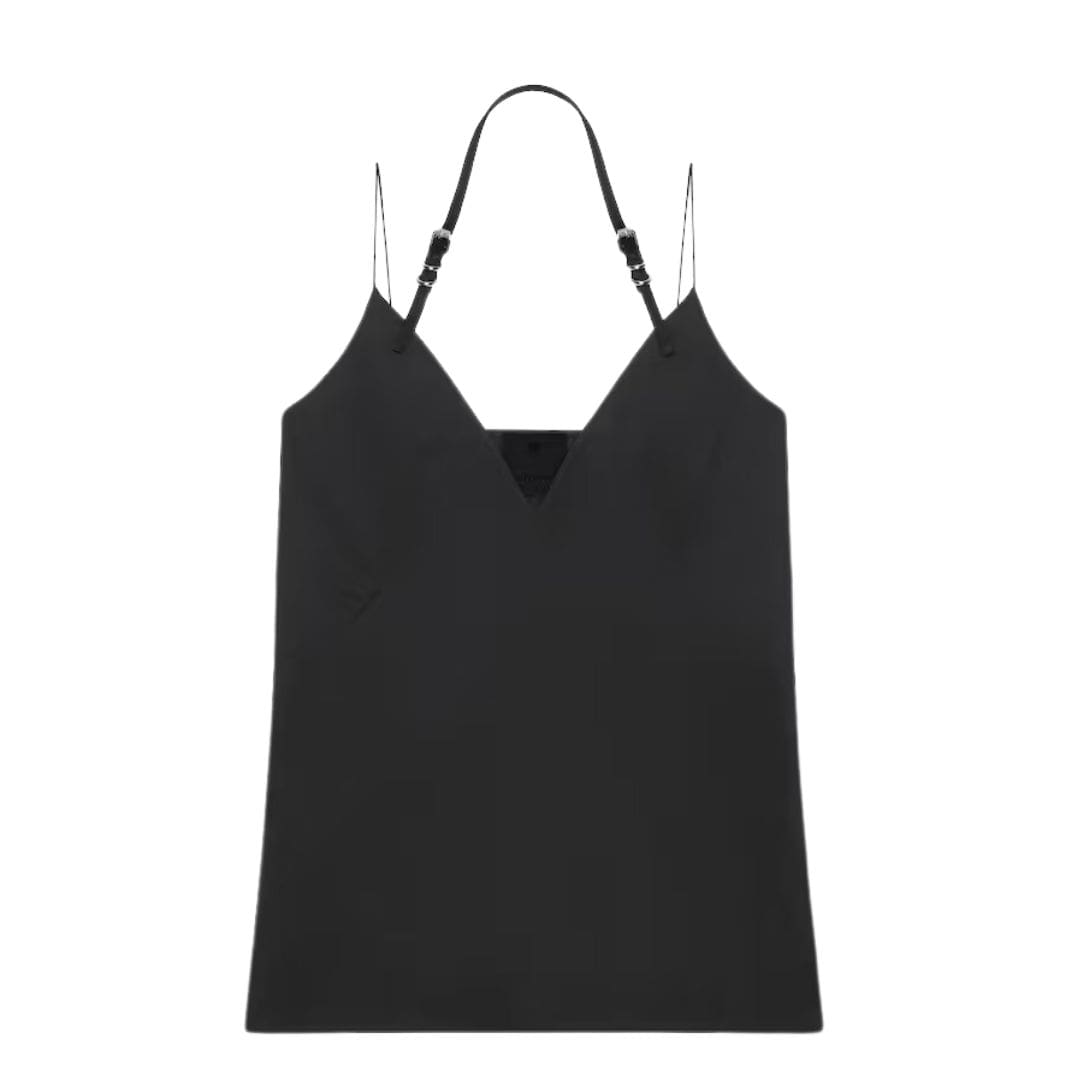 GIVENCHY VOYOU TOP IN COTTON TAFFETAS