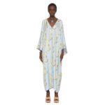 GIVENCHY PRINTED KAFTAN IN SILK