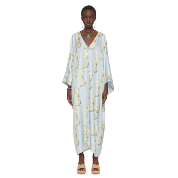 GIVENCHY PRINTED KAFTAN IN SILK