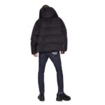 DSQUARED2 VELCRO LOGO ZIP PUFFER