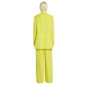 DRIES VAN NOTEN OVERSIZED BLAZER LIME