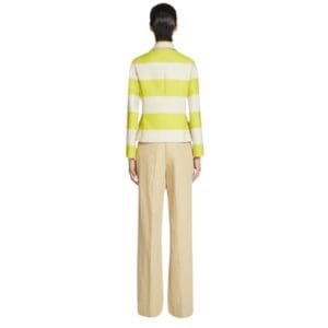 DRIES VAN NOTEN TIGHT FIT JACKET LIME