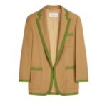 DRIES VAN NOTEN OVERSIZED BLAZER CAMEL