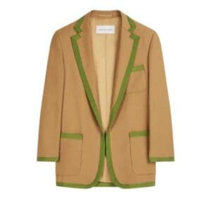 DRIES VAN NOTEN OVERSIZED BLAZER CAMEL