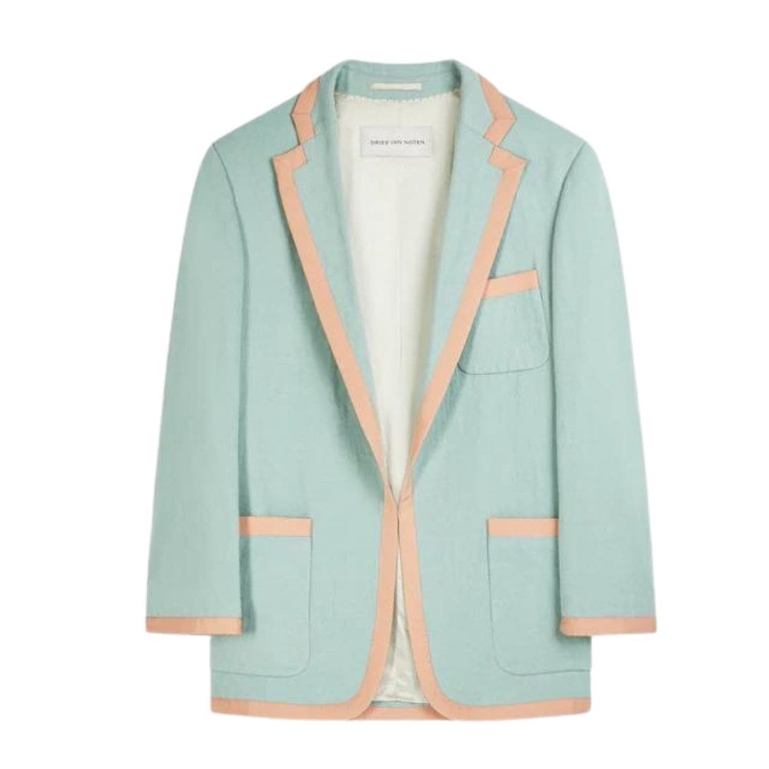 DRIES VAN NOTEN OVERSIZED BLAZER MINT