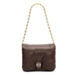 LOEWE GOYA PUFFER BAG IN SHINY LAMBSKIN