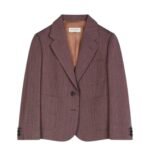 DRIES VAN NOTEN TIGHT CROPPED BLAZER PINK