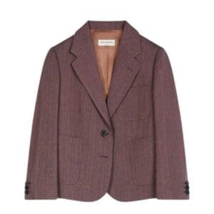 DRIES VAN NOTEN TIGHT CROPPED BLAZER PINK