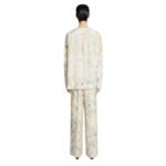 DRIES VAN NOTEN ASYMMETRICAL TOP BLUE