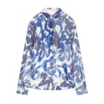 DRIES VAN NOTEN EMBELLISHED SHIRT BLUE