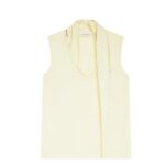 DRIES VAN NOTEN SLEEVELESS TEE PALE YELLOW