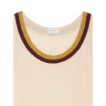 DRIES VAN NOTEN RIBBON TANK TOP CREAM
