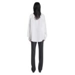 DRIES VAN NOTEN COTTON COCOON SHIRT WHITE