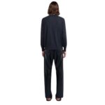NANUSHKA ARIC OKOBOR ALT-LEATHER PANTS BLACK