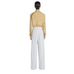 DRIES VAN NOTEN PRINTED SILK SHIRT PEACH